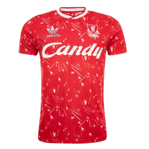 89-91 Liverpool Home Retro Soccer Jersey