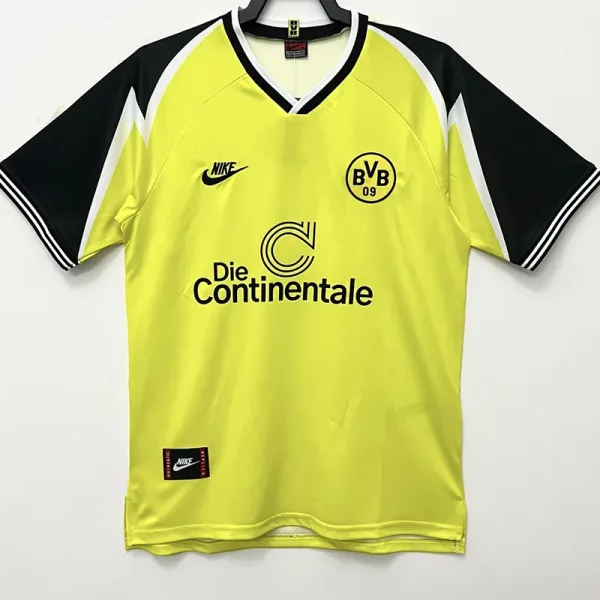 95-96 Dortmund Home Retro Soccer Jers