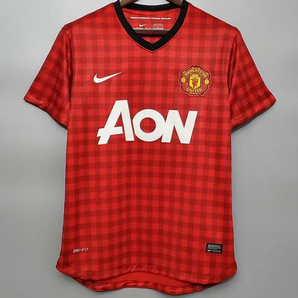 12-13 Manchester United Home Retro Soccer Jersey