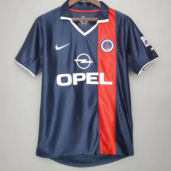 01-02 PSG Paris Home Retro Soccer Jersey