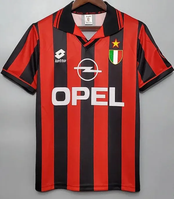 96-97 AC Milan Home Retro Soccer Jersey