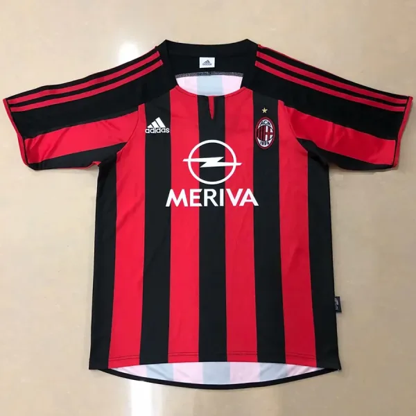 03-04 AC Milan Home Retro Soccer Jersey