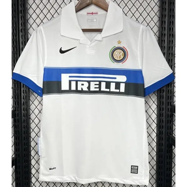 09-10 Inter Away White Retro Soccer Jersey