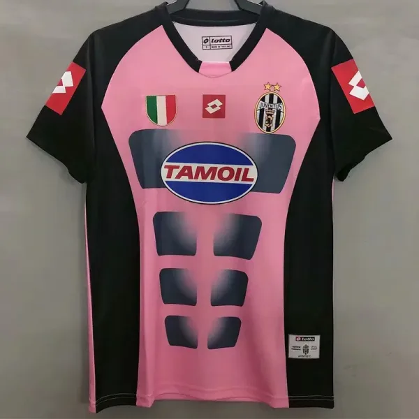 02-03 Juventus Pink Retro Soccer Jersey