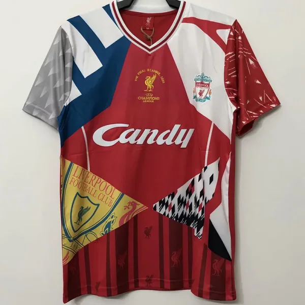 2005 Liverpool Special Commemorative Edition Retro Soccer Jersey