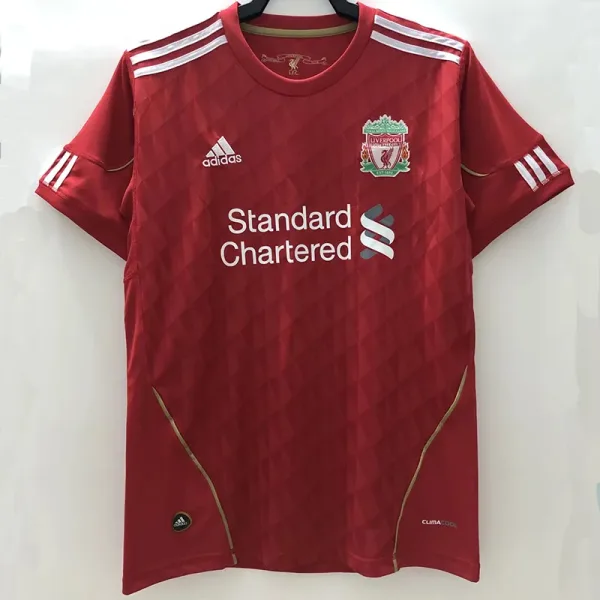 10-11 Liverpool Home Retro Soccer Jersey