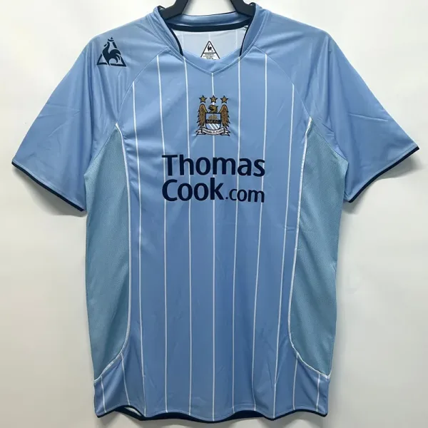 07-08 Manchester City Home Retro Soccer Jersey