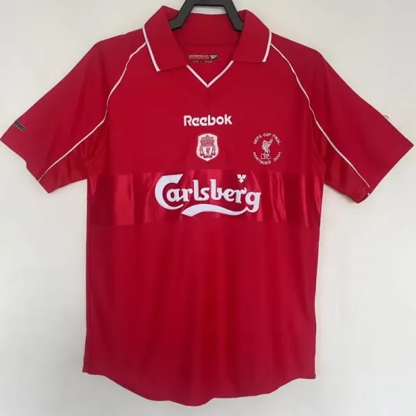 00-01 Liverpool Home Retro Soccer Jersey