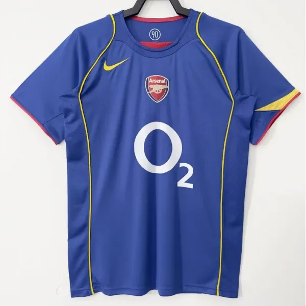 04-05 Arsenal Away Blue Retro Soccer Jersey