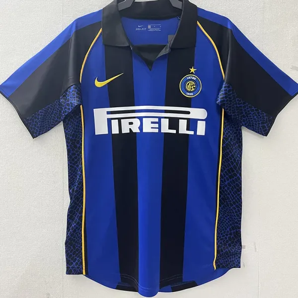 01-02 Inter Home Retro Soccer Jersey