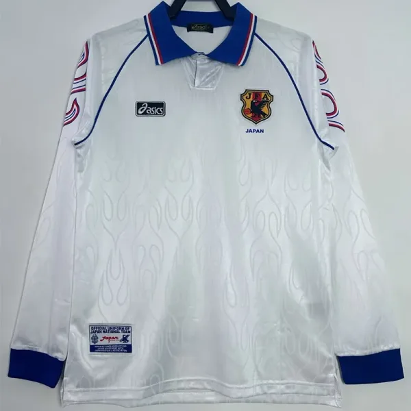 1998 Japan Away Long Sleeve Retro Soccer Jersey