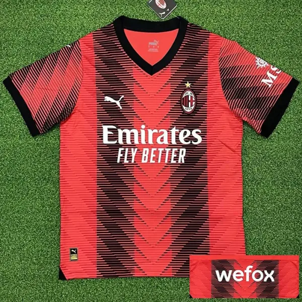 23-24 AC Milan Home Fans Soccer Jersey
