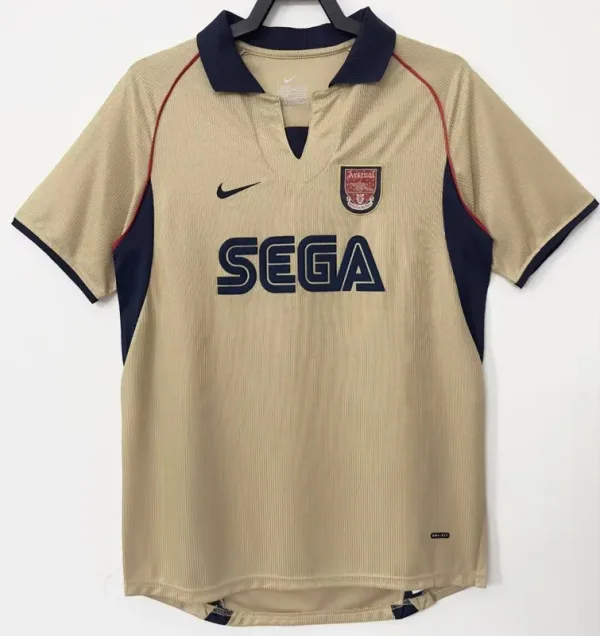 01-02 Arsenal Away Retro Soccer Jersey