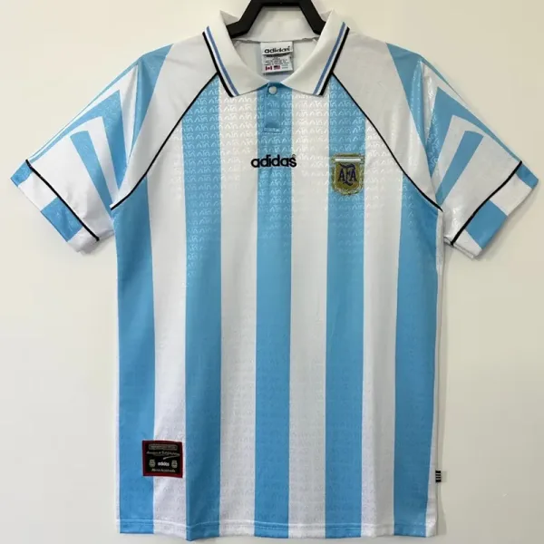 96-97 Argentina Home Retro Soccer Jersey