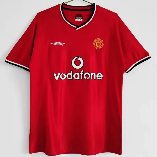 01-02 Manchester United Home Retro Soccer Jersey