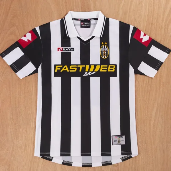 01-02 Juventus Home Retro Soccer Jersey