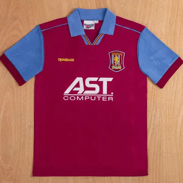 95-97 Aston Villa Home Retro Soccer Jersey