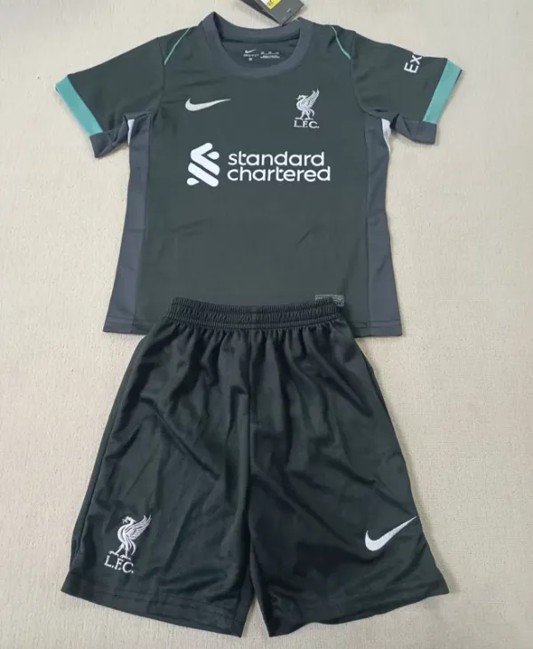 24-25 Liverpool Away Kids Soccer Jersey