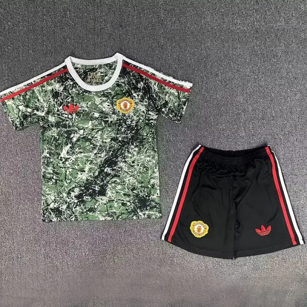 2024 Manchester United Green Joint Edition Kids Training