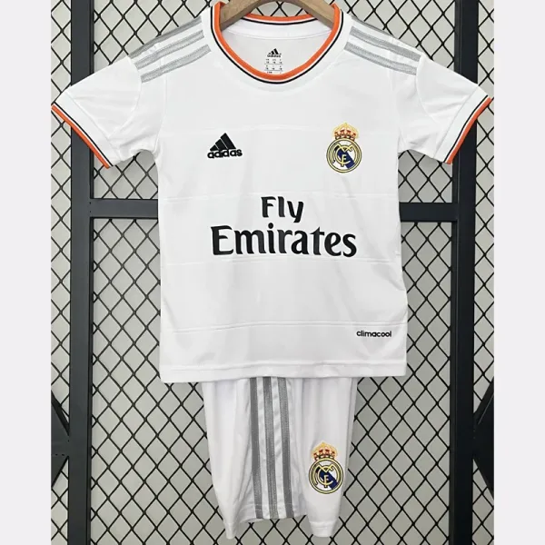 13-14 RMA Home Kids Retro Soccer Jersey