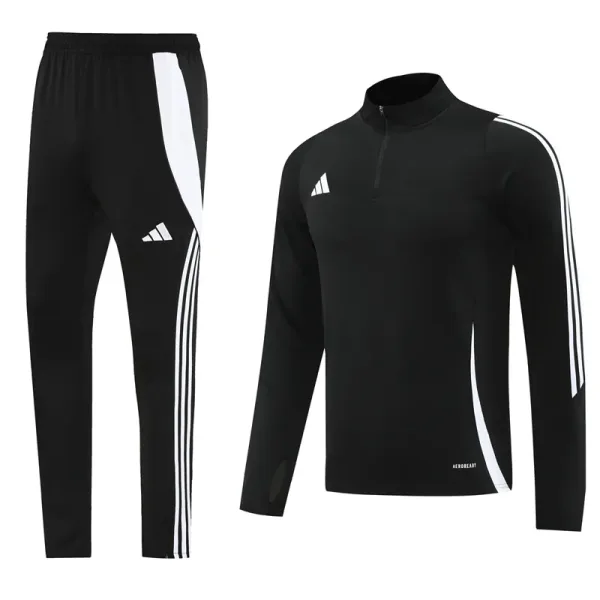 2024 ADIDAS Black Half Pull Tracksuit #AB06
