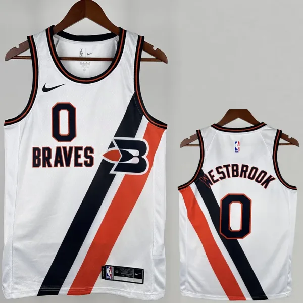 19-20 Clippers WESTBROOK #0 White City Edition Top Quality Hot Pressing NBA Jersey