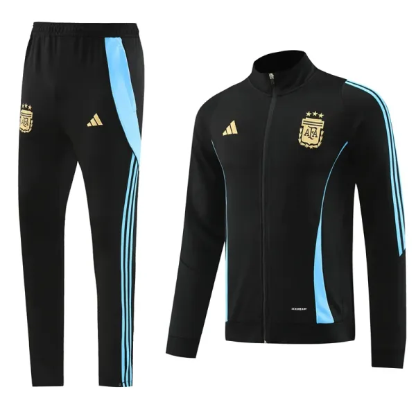 24-25 Argentina Black Jacket Tracksuit#05
