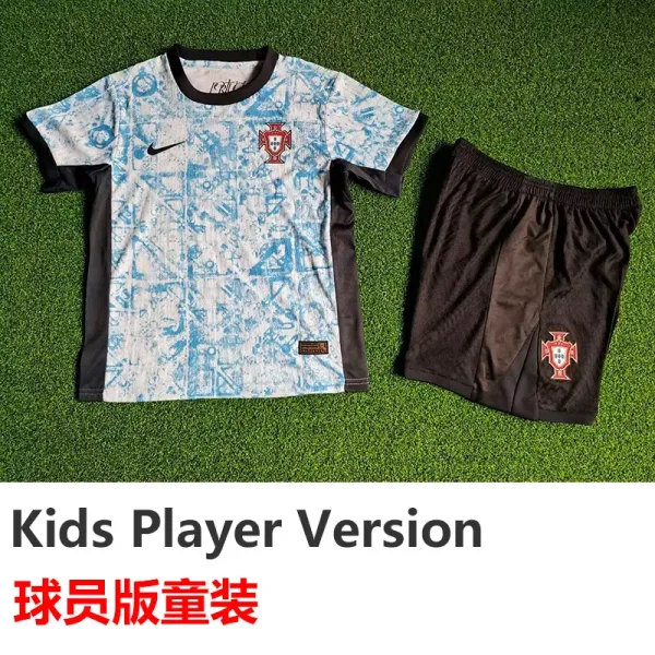 24-25 Portugal Away Kids Player Version Soccer Jersey