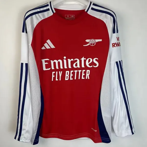 24-25 Arsenal Home Long Sleeve Soccer Jersey