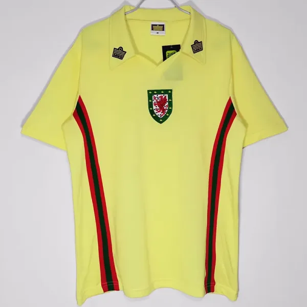 76-79 Wales Away Retro Soccer Jersey