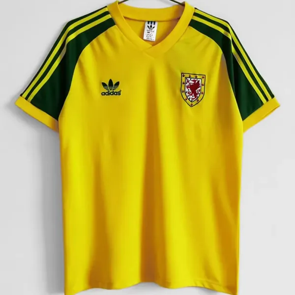 1982 Wales Away Retro Soccer Jersey