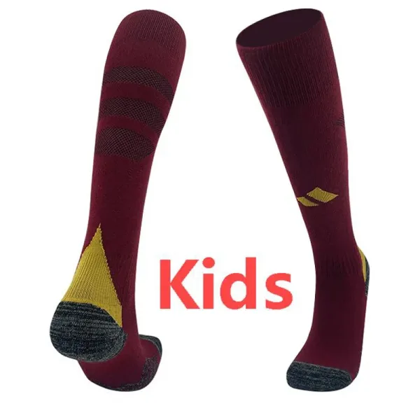 24-25 Belgium Home Red Kids Socks