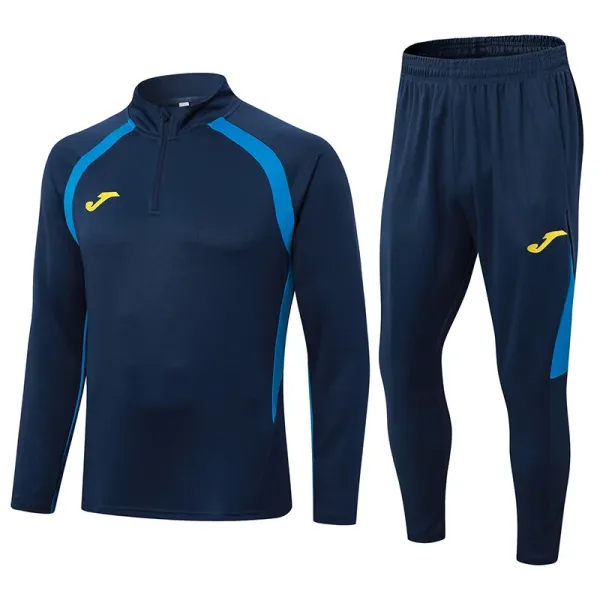 2024 JOM Royal blue Half Pull Tracksuit