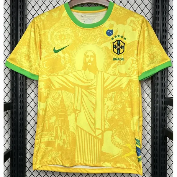 24-25 Brazil Special Edition Yellow Training Soccer Jersey