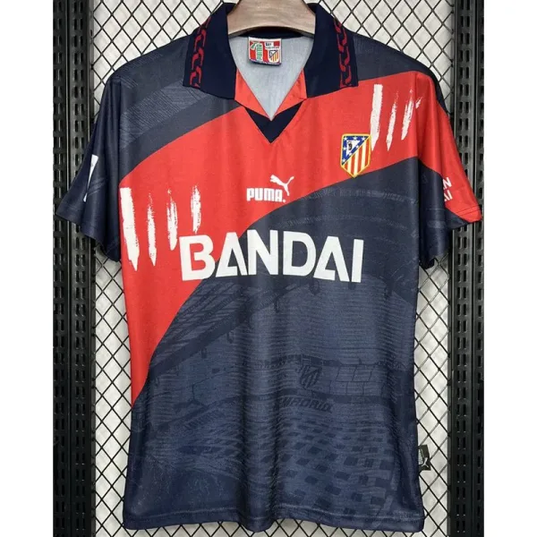96-97 Atletico Madrid Away Retro Soccer Jersey