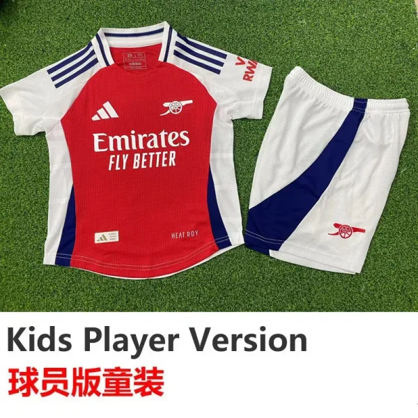 24-25 Arsenal Home Kids Player Version Soccer Jersey
