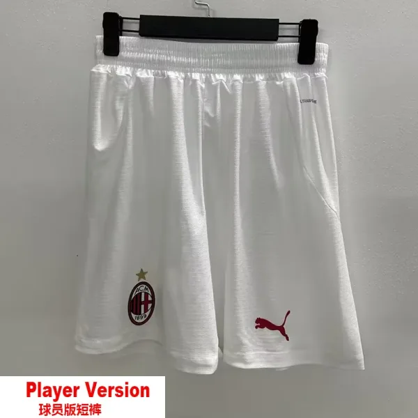 24-25 AC Milan Home Player Version Shorts Pants