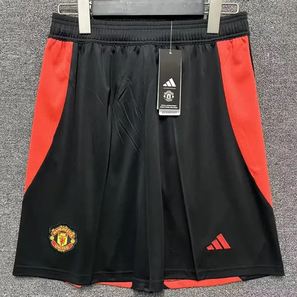 24-25 Manchester United Black Shorts Pants