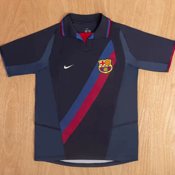 02-03 Barcelona Third Retro Soccer Jersey