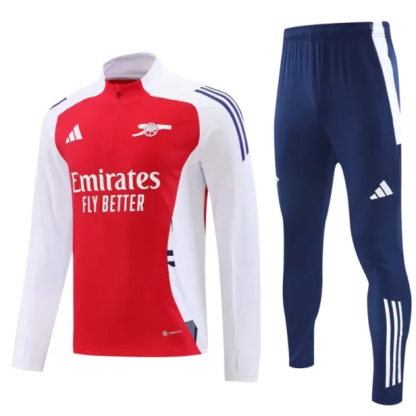 24-25 Arsenal Red Half Pull Tracksuit
