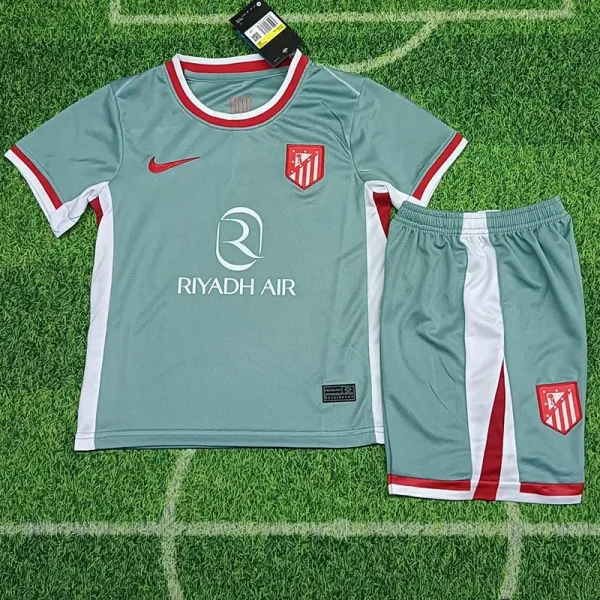 24-25 Atletico Madrid Away Kids Soccer Jersey