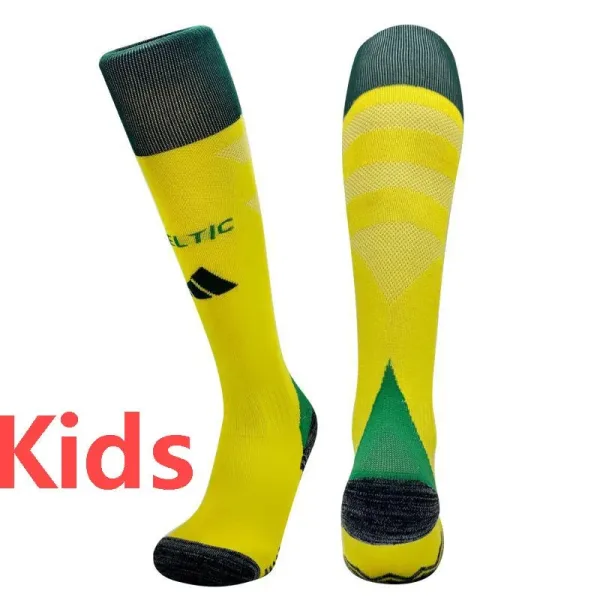 24-25 Celtic Away Yellow Kids Socks