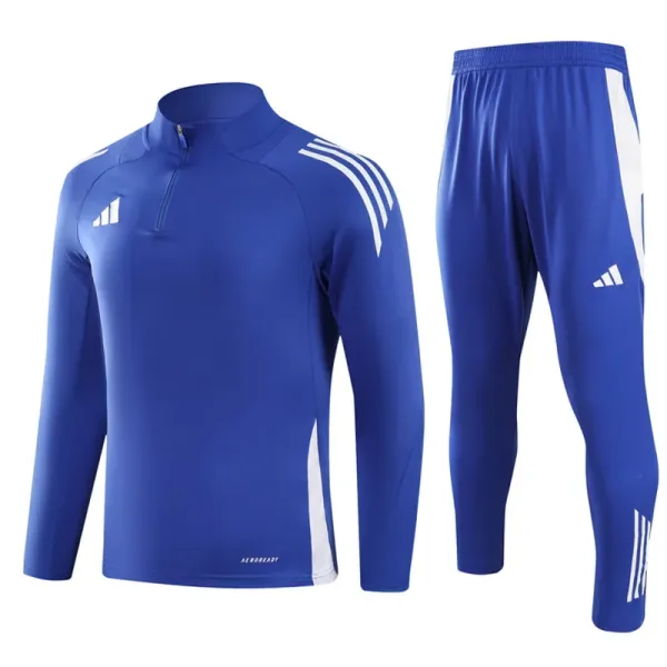 2024 ADIDAS Blue Half Pull Tracksuit