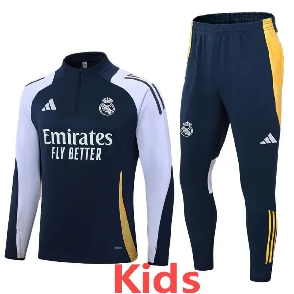 24-25 RMA Royal blue Kids Half Pull Tracksuit