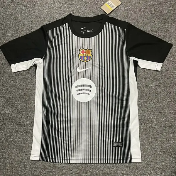 24-25 Barcelona White Black Training shirts