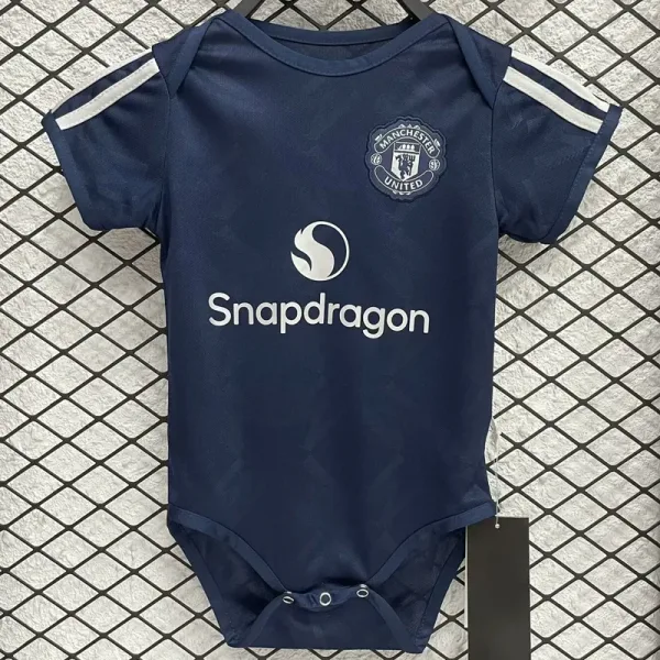 24-25 Manchester United Away Baby Infant Crawl Suit
