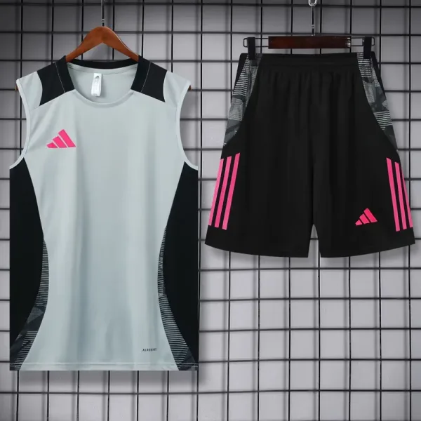 2024 ADIDAS Grey Tank top and shorts suit