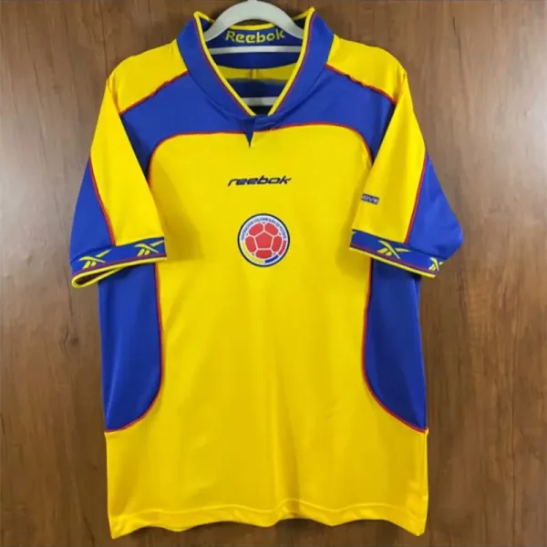 01-02 Colombia Home Retro Soccer Jersey