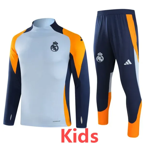 24-25 RMA Light blue Kids Long Sleeve Training Tracksuit