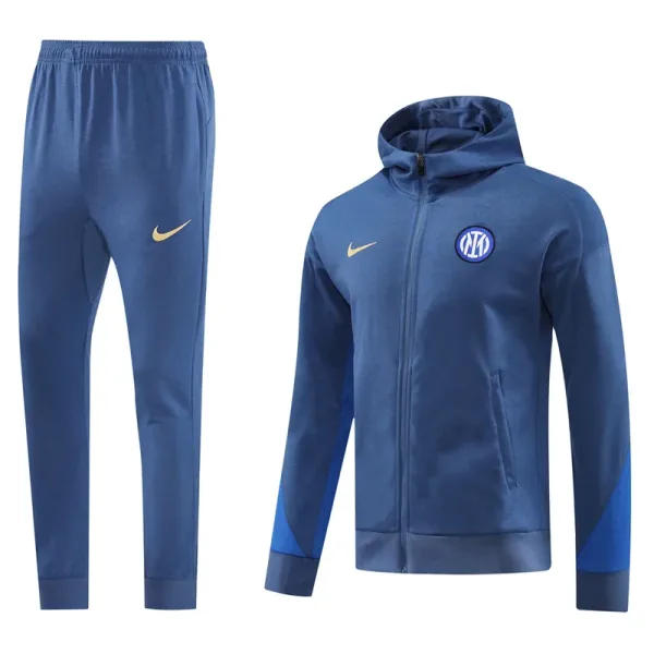 24-25 Inter Light blue Hoodie Jacket Tracksuit #01